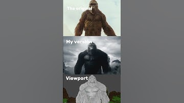 I recreated this King Kong cinematic scene in Blender 3D, #kingkong #blender3d  #cgi #3danimation