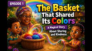 The Basket That Shared Its Colors 🌈 | A Magical Story About Sharing and Kindness for Kids
