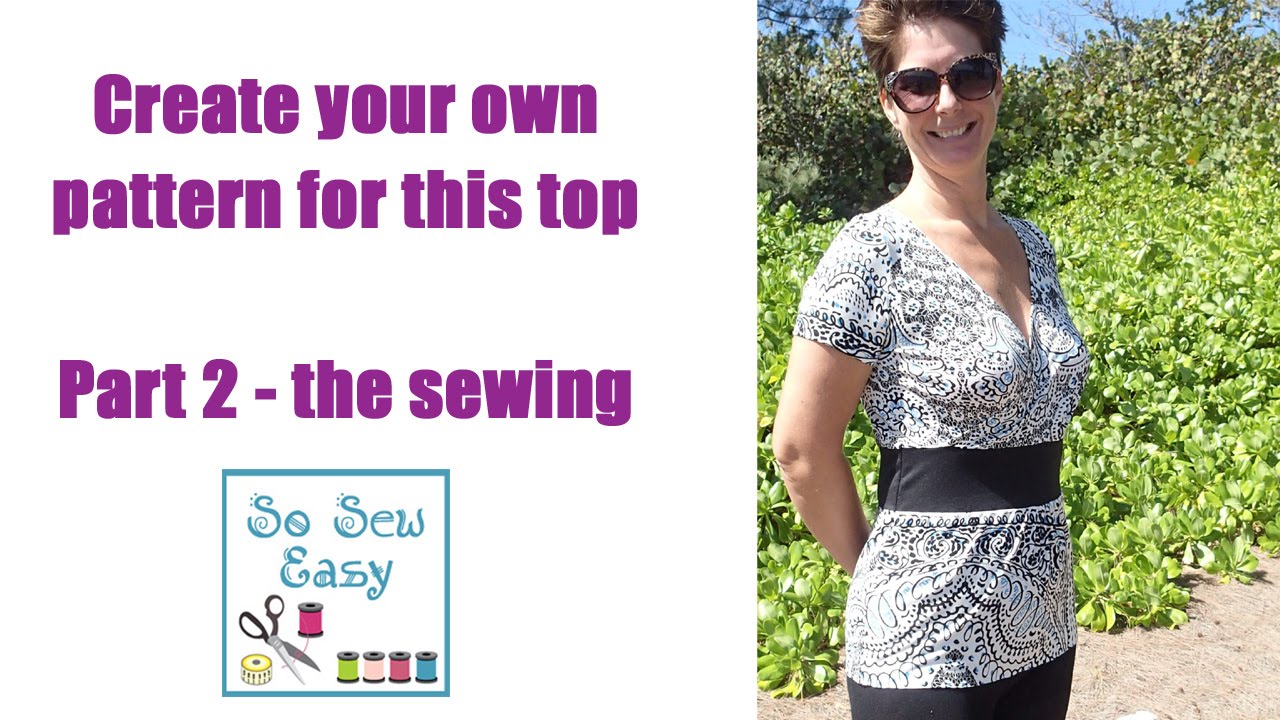 How To Sew A Crossover Top