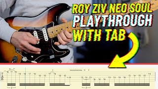 Roy Ziv Neo Soul Progression/Solo Cover (with TAB)