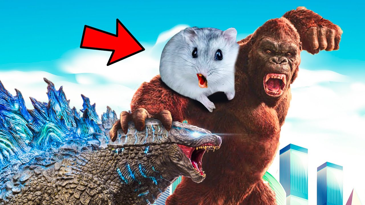 Godzilla vs. Kong - Official trailer! Hamster Obstacle Course Maze With ...