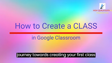 How to Create a class in Google Classroom