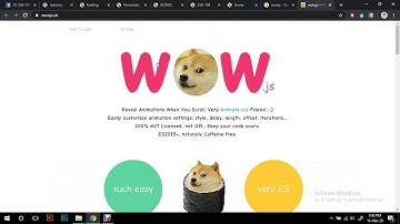 wow js, Jquery plugin