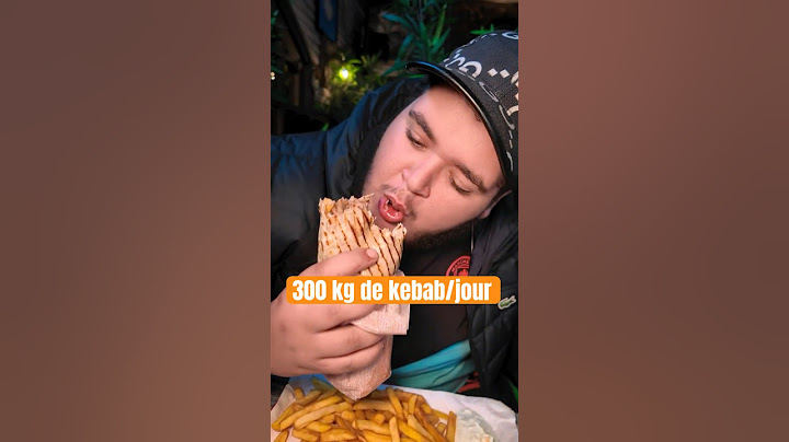 The famous kebab of Ermont