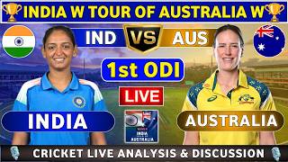 Download Lagu India Women vs Australia Women, 1st ODI Live Match Analysis \u0026 Discussion INDW vs AUSW 1st ODI Match MP3