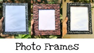 Photo frame | photo frame making at home | cardboard photo frame | frame making | best out of waste