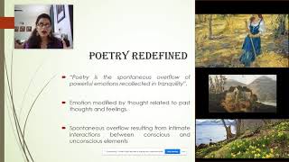 Dr. Shyaonti Talwar William Wordsworth’s definition of poetry Lec 4