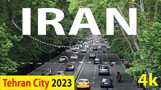 Tehran City , Iran 4K By Drone 2023