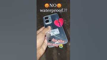 😡realme P3 🤷🏻no waterproof..?? #shortsfeed #indianews #shorts