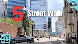 [4K] Calgary Walk  5th Street Walk for Beginners