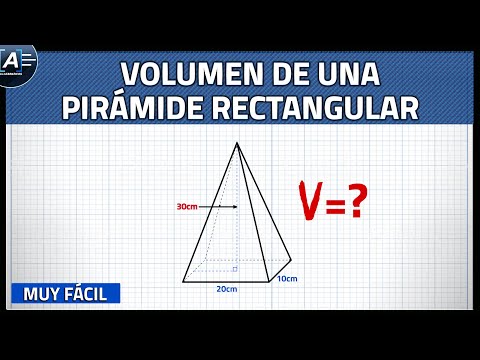 Video: Cómo Encontrar El Volumen De Una Pirámide Rectangular