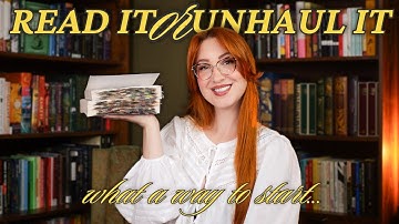 Will I regret this? 🫠 Read It or Unhaul It Reading Vlog #1 📚
