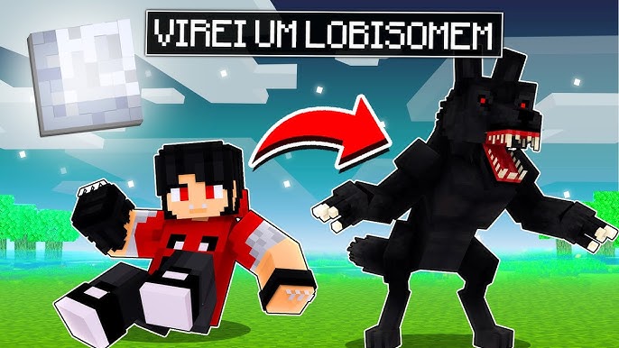 e se o GELEIA virasse um LOBISOMEM no minecraft (1)