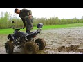 Китайский квадроцикл KXD Warrior 125 Испытания Квадра Китай. Поломки.Бездорожье