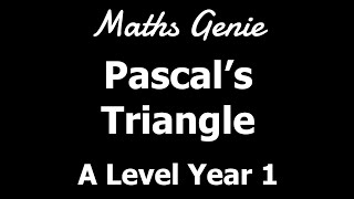 Pascal's Triangle