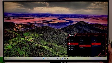 MSI G242L – How to Change Color Temperature