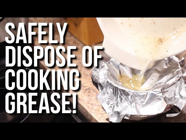 How to Dispose of Grease and Cooking Oil - This Old House