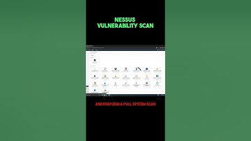 Nessus Vulnerability Scanner: Enhance Your Cyber Defense #cybersecurity #education