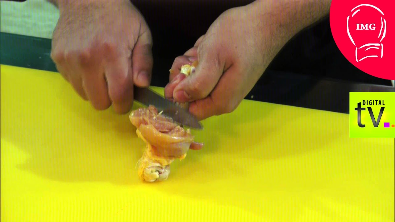 Como Deshuesar Pierna Y Muslo De Pollo Varios de Pollo