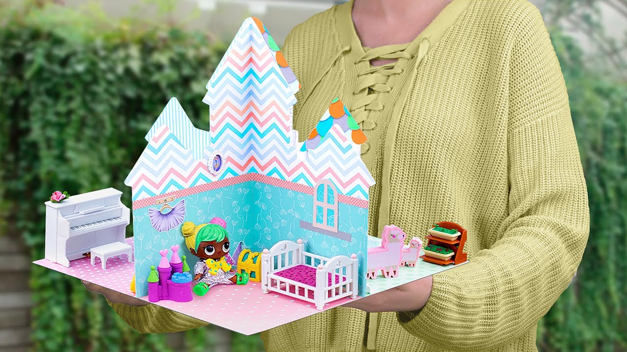jogos de boneca de papel: faça você mesmo vestir a casa dos sonhos