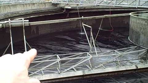 Wastewater clarifier (empty)