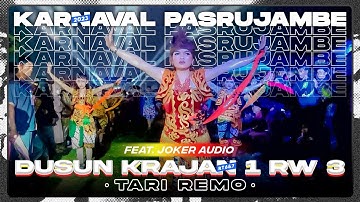 TARI REMO DUSUN KRAJAN 1 RW 3 - KARNAVAL PASRUJAMBE 2023