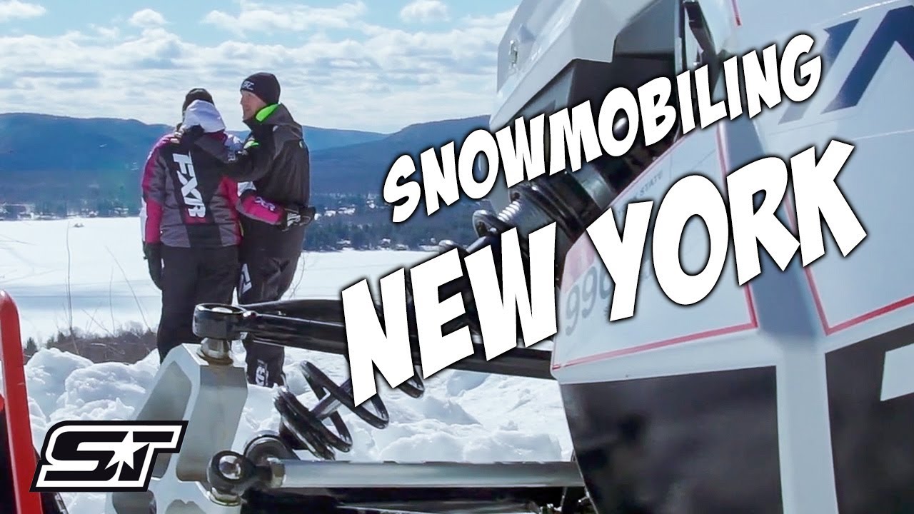 Snowmobiling in New York Hamilton County/Adirondacks YouTube