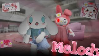 SHE WONT STOP FOLLOWING ME IN ROBLOX MELODY!  |itsstays