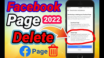 How To Delete Facebook Page Permanently On Your Mobile In 2022 Bangla.