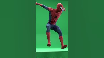 Spiderman Jumping Green Screen Effect #shorts #fyp #spiderman #mcu  #parkour #vfx #greenscreen