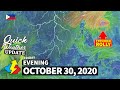 Typhoon RollyPH | Weather update today PM | FRIDAY – OCTOBER 30, 2020 | Weather Forecast for today