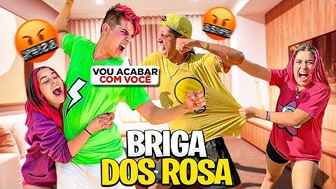 FINGIMOS UMA BRIGA NA FRENTE DOS ROSA *Fim do grupo!