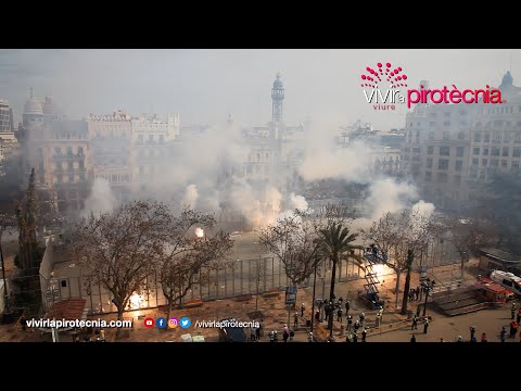 Fallas Valencia 2022. Masclet 13 de Marzo 2022. Pirotecnia Alpujarrea