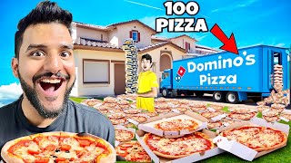 Filling @FukraInsaan House with 100 Pizza पिज्जा से भरा घर Mr. Xyz