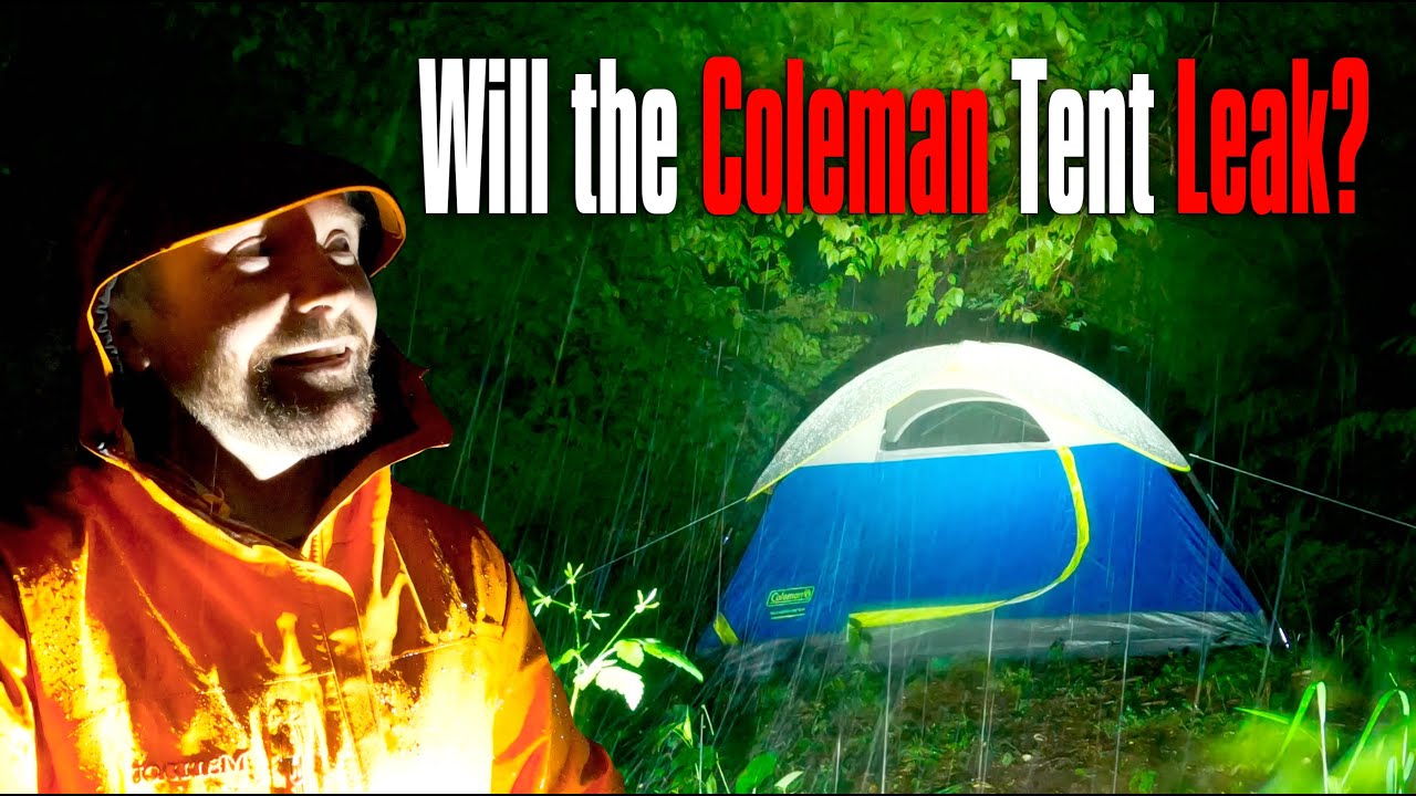 ⁣How Badly Will the Best Selling Tent On Amazon Leak? Coleman Sundome 2 Tent - Test Night