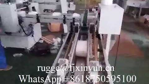 Automatic toilet roll paper three dimension packing machine