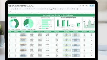 Purchase Order Tracker in Google Sheets