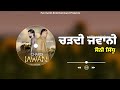 Chardi jawani  sony sidhu  happy nagra  official audio