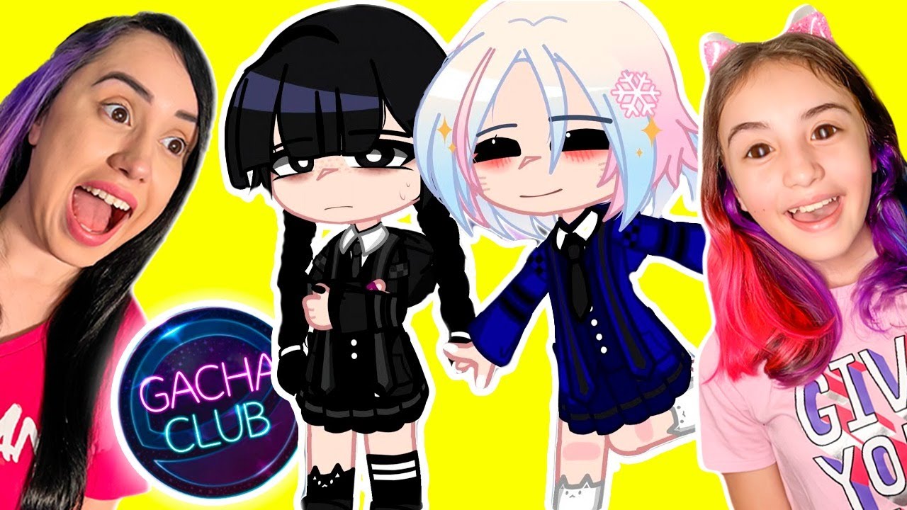 CapCut #gacha pov:aquela menina q acha que é a wandinha 😐😐