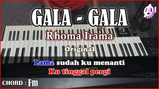 GALA GALA - Rhoma irama | Karaoke Dangdut Korg Pa3x (Chord&amp;Lirik)