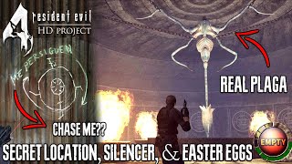 RESIDENT EVIL 4 HD Project - Secret Location, Silencer, & Easter Eggs Details (4K 60FPS)