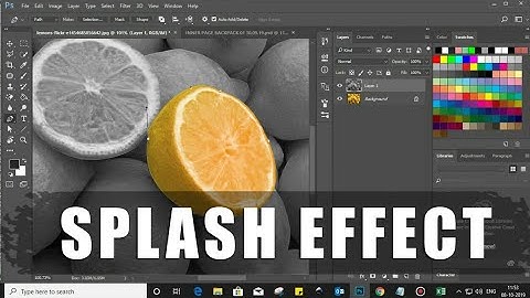 Selective Area Color Splash in Photoshop