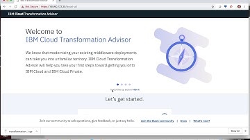 IBM Transformation Advisor - Collecting and Reviewing Migration Information