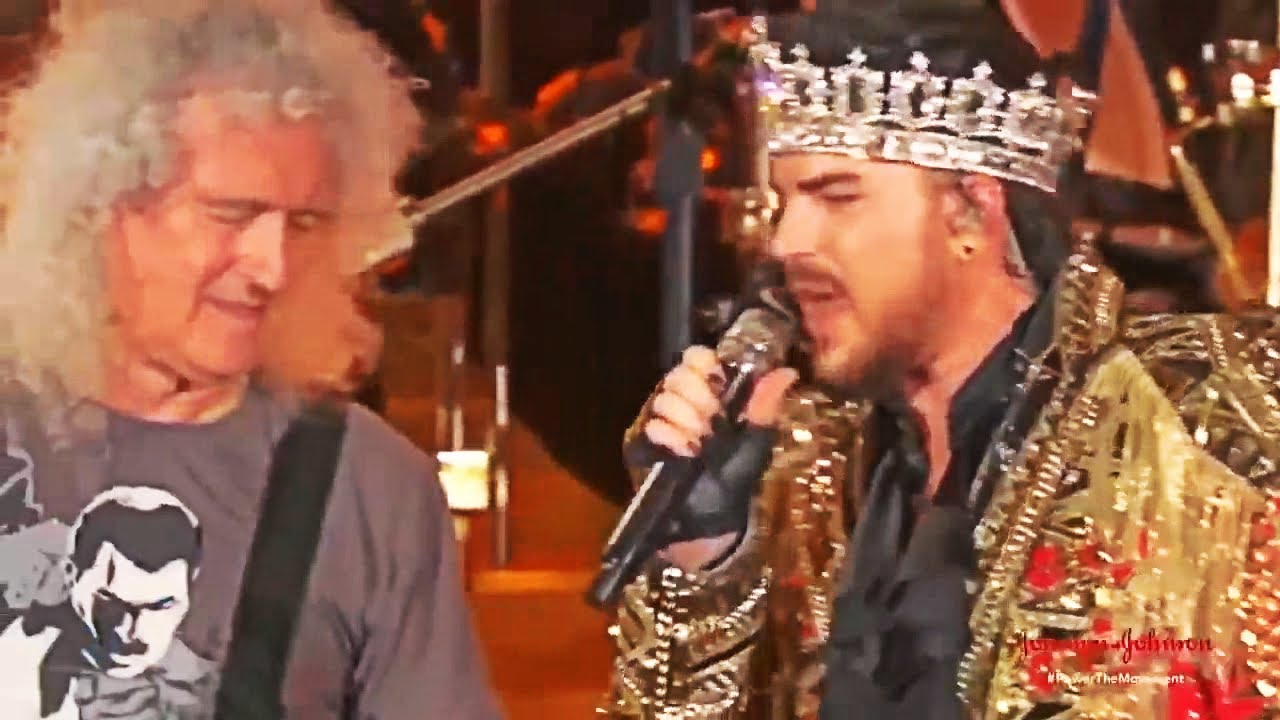 praktisk Fæstning personificering Queen + Adam Lambert We Are The Champions Live at Global Citizen - YouTube