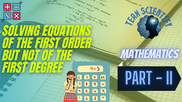 Solving Equations of the First Order but not of the First Degree: Clairaut