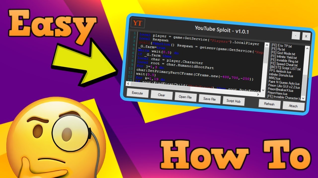How To Make A Roblox Exploit Easy Tutorial Working Youtube - how to make exploits for roblox