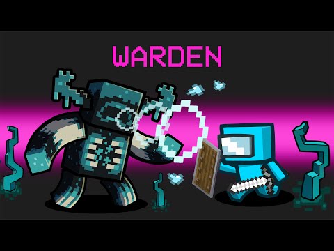 Minecraft Warden in Among Us