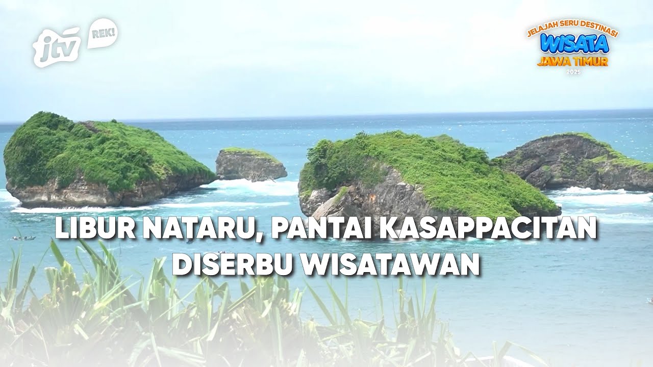 Libur Nataru, Pantai Kasap Pacitan Diserbu Wisatawan