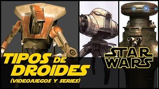 Star Wars - Tipos De Droides 2 (Videojuegos y Series)