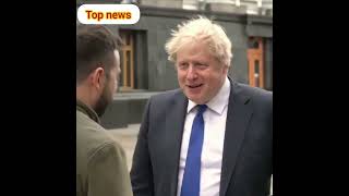 British Prime Minister #Boris Johnson meets with Vladimir #Zelinsky